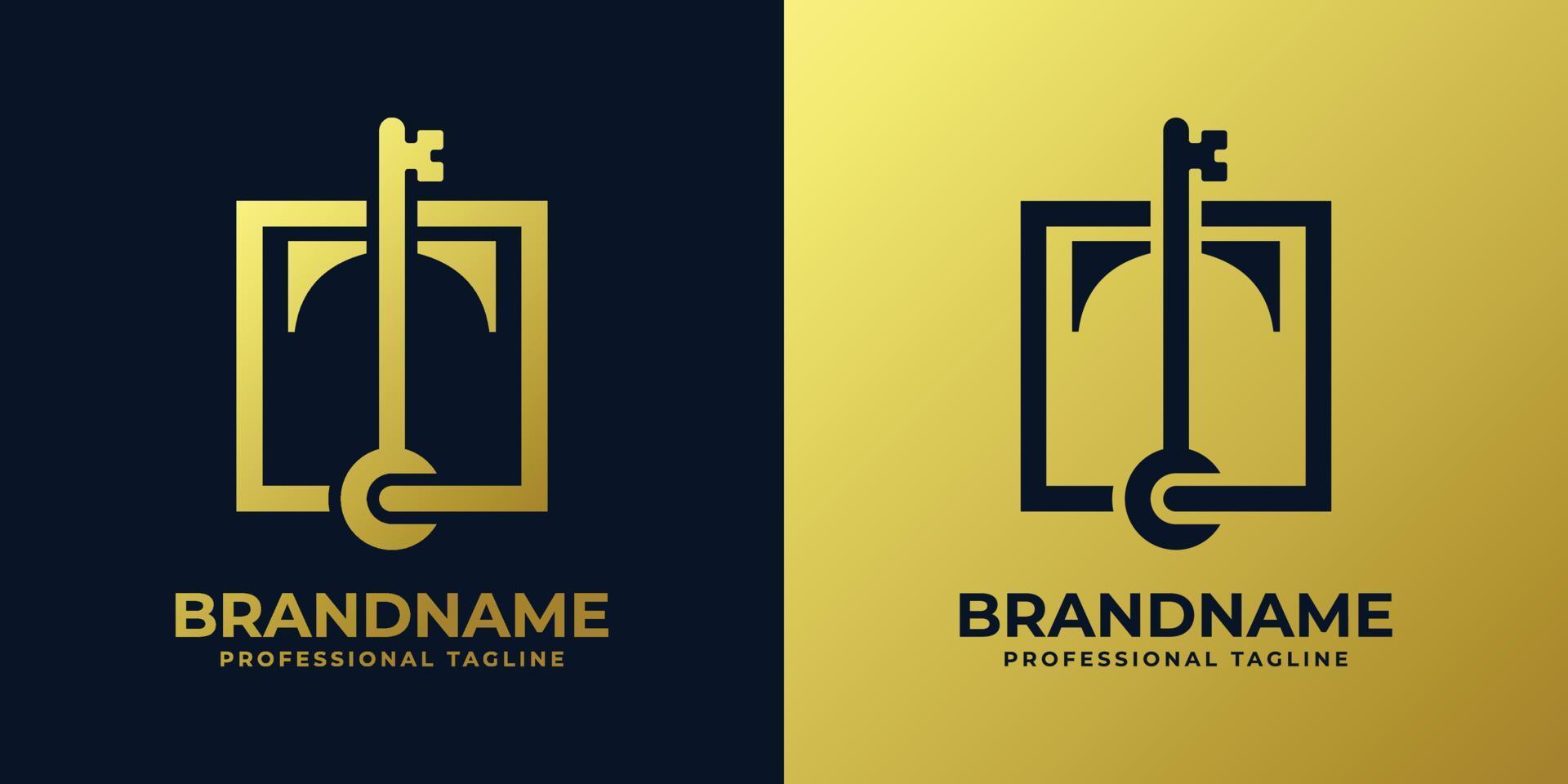Letter T Key Logo vector