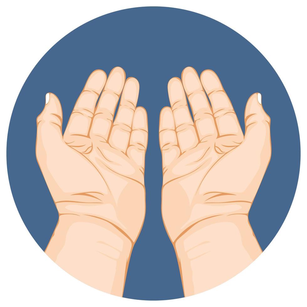 Ramadan icon for pray. vector