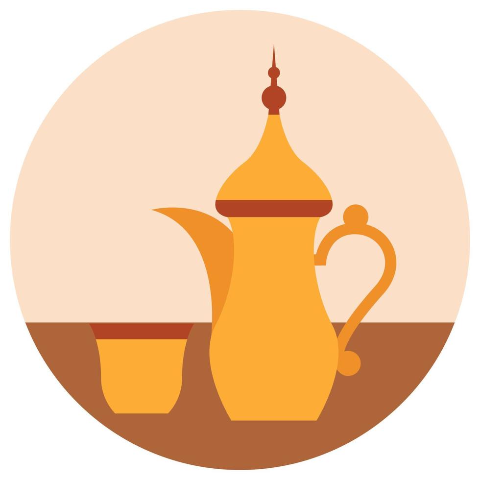 Ramadan icon for drink. vector