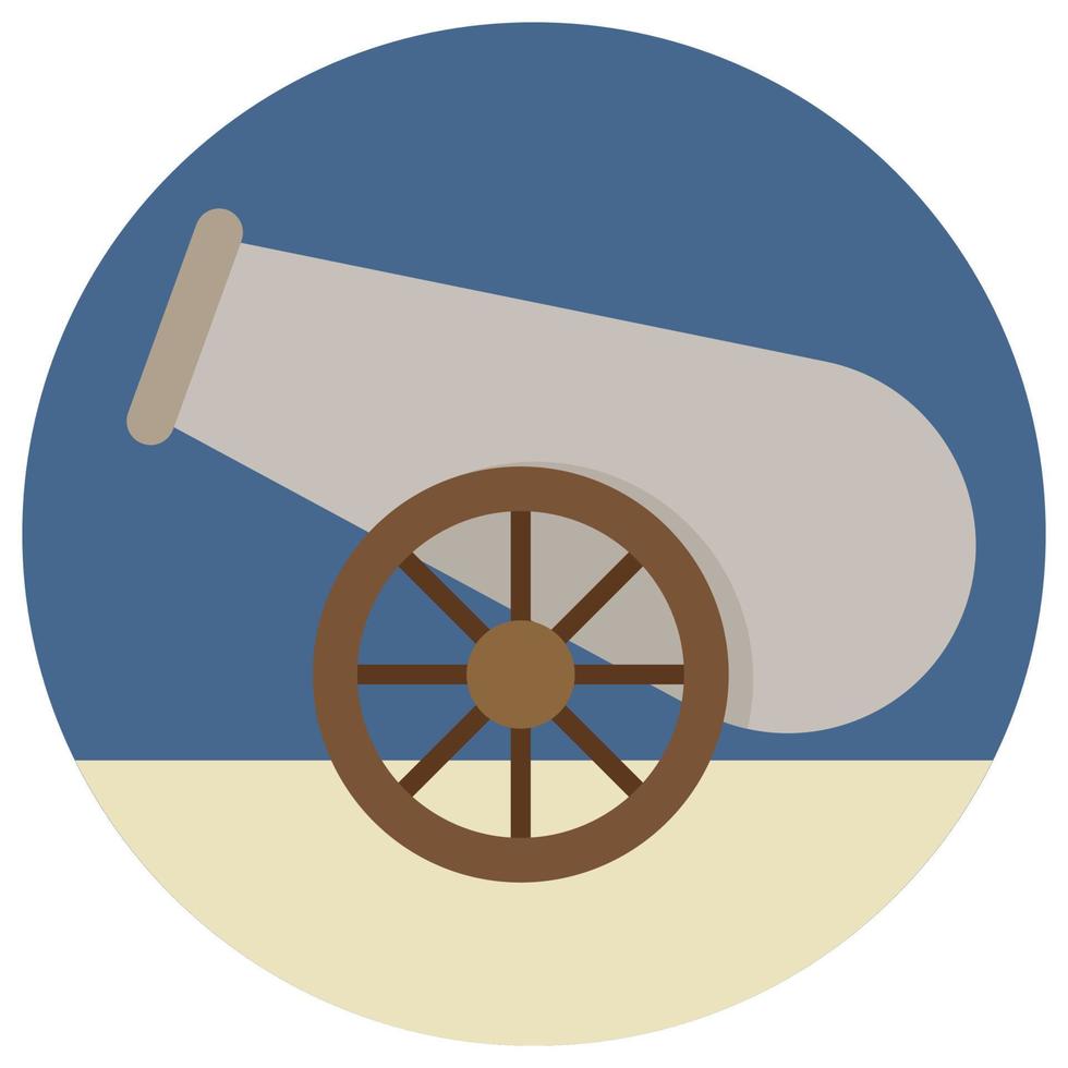 Ramadan icon for cannon. vector