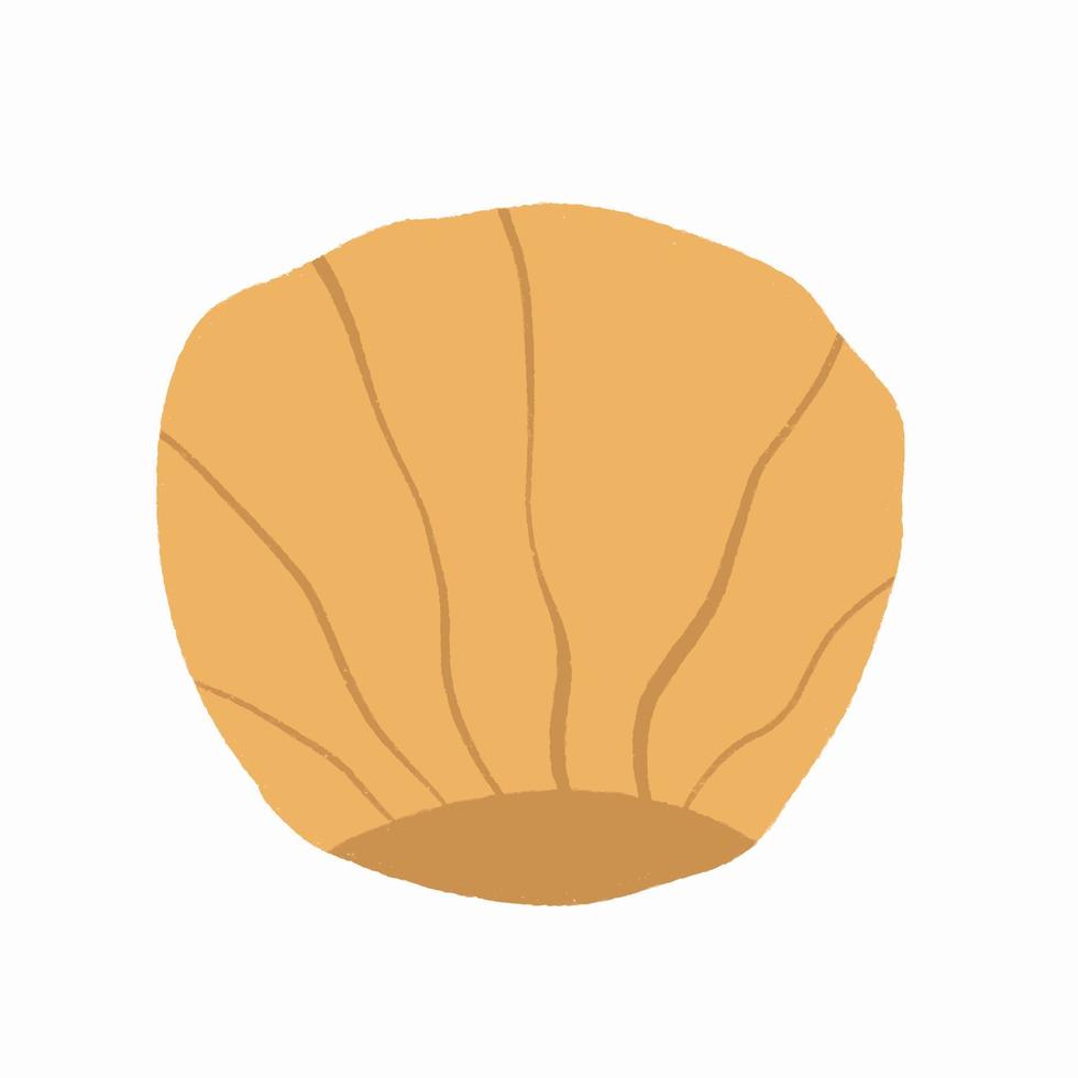 Shell, cupcake, bow tie, ear, biscuit with multicolored twigs vector