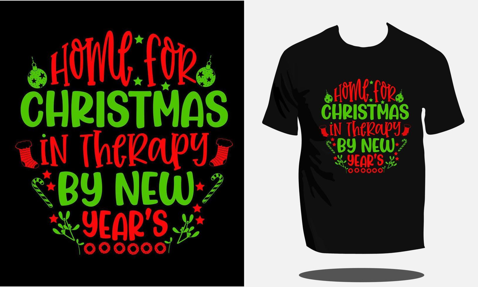 Christmas t shirt Design or Christmas typography shirt and santa t shirt design or vector