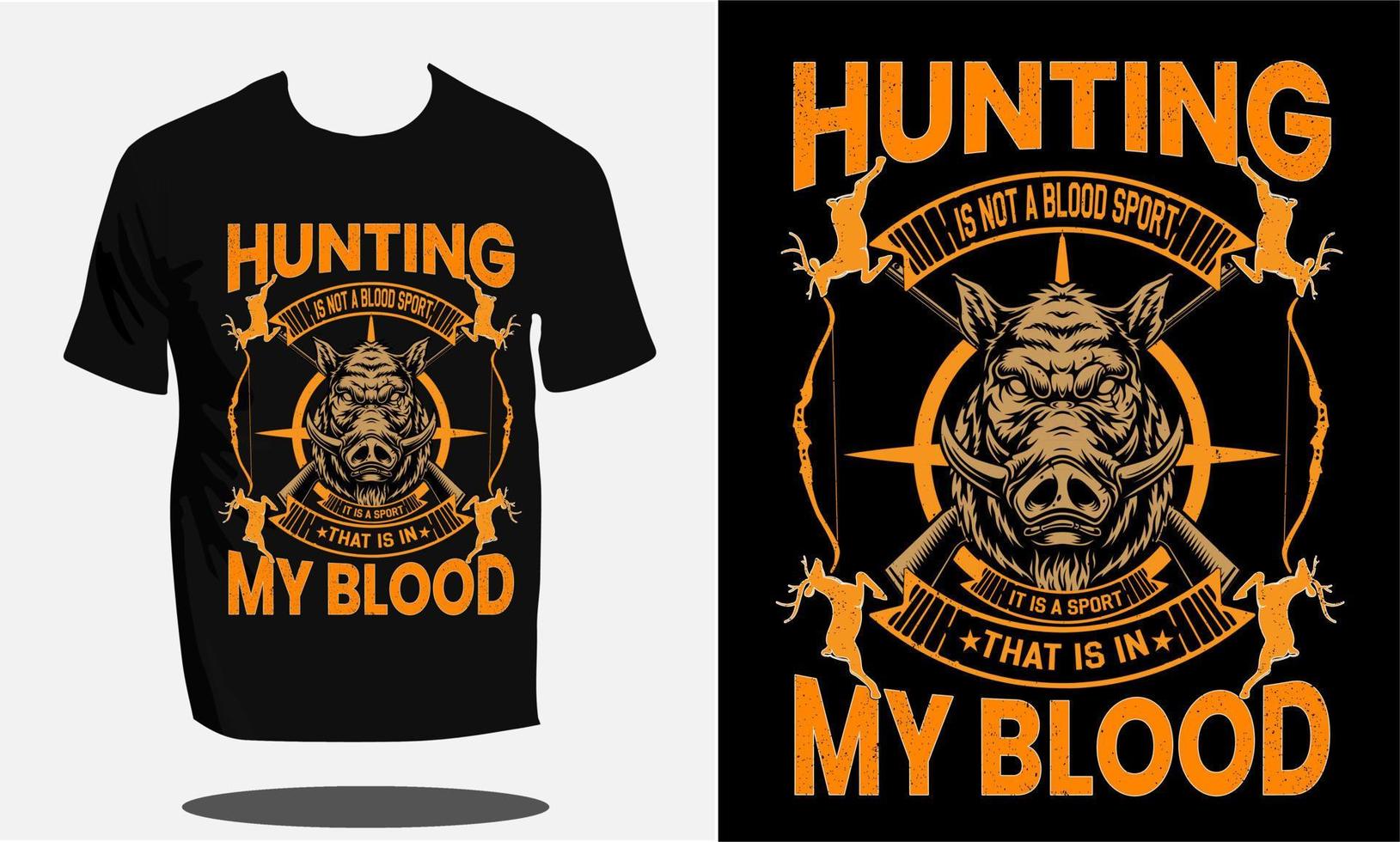 Hunting T shirt Design or Hunting T shirt Design Template or Hunting Vector for t shirt