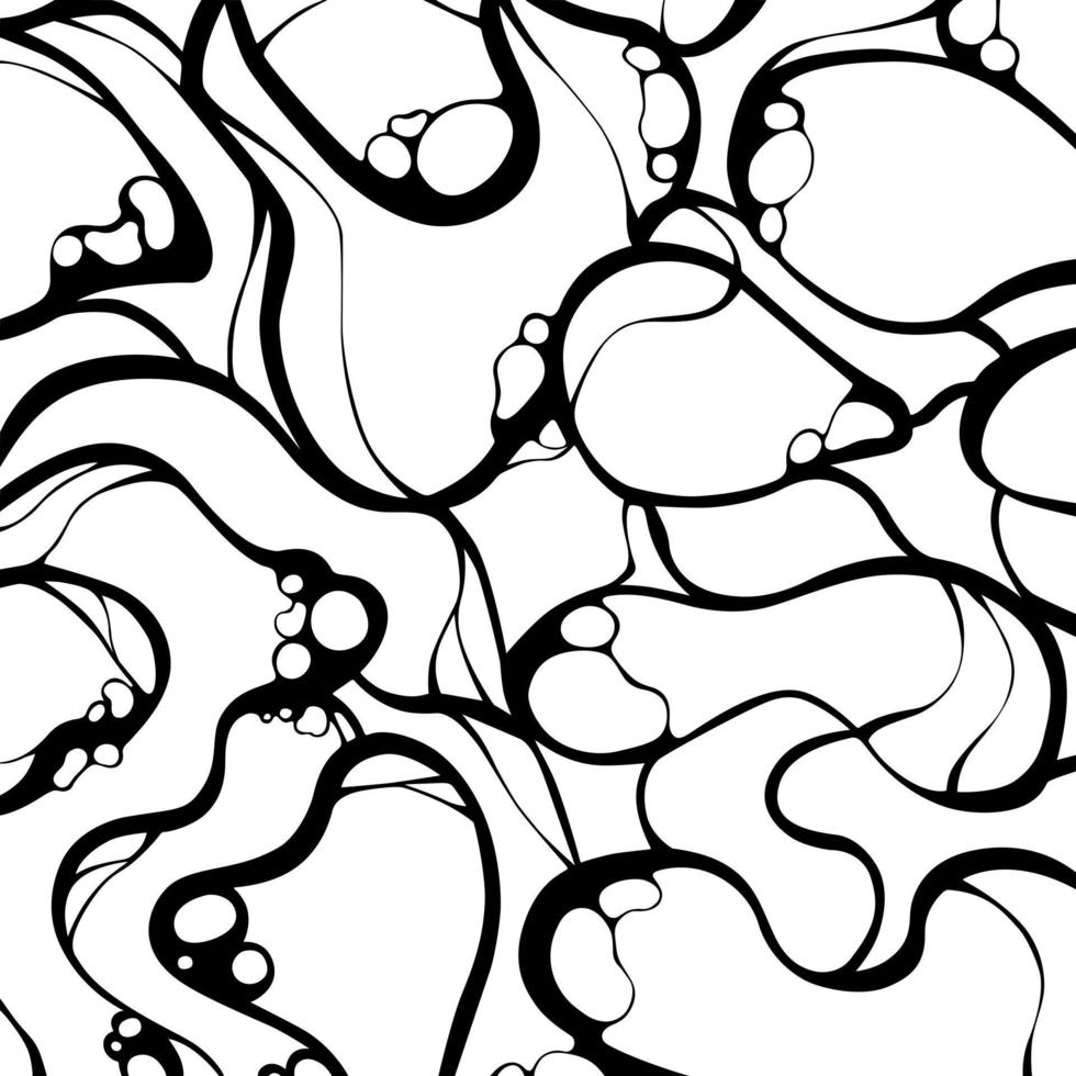 Monochrome Water Texture. Abstract Vector illustration for decoration or any design.