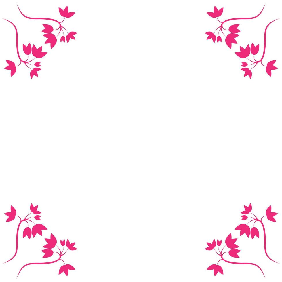 Flower vector icon design template illustration