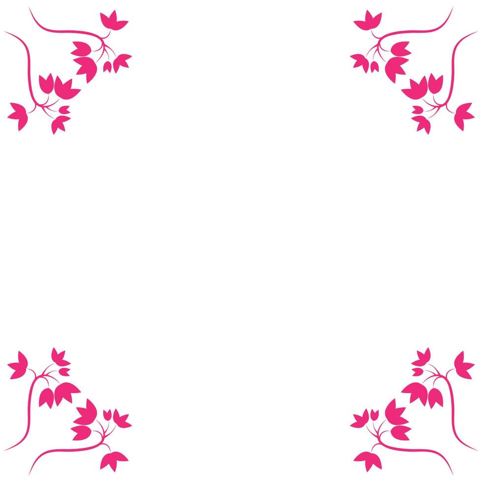 Flower vector icon design template illustration