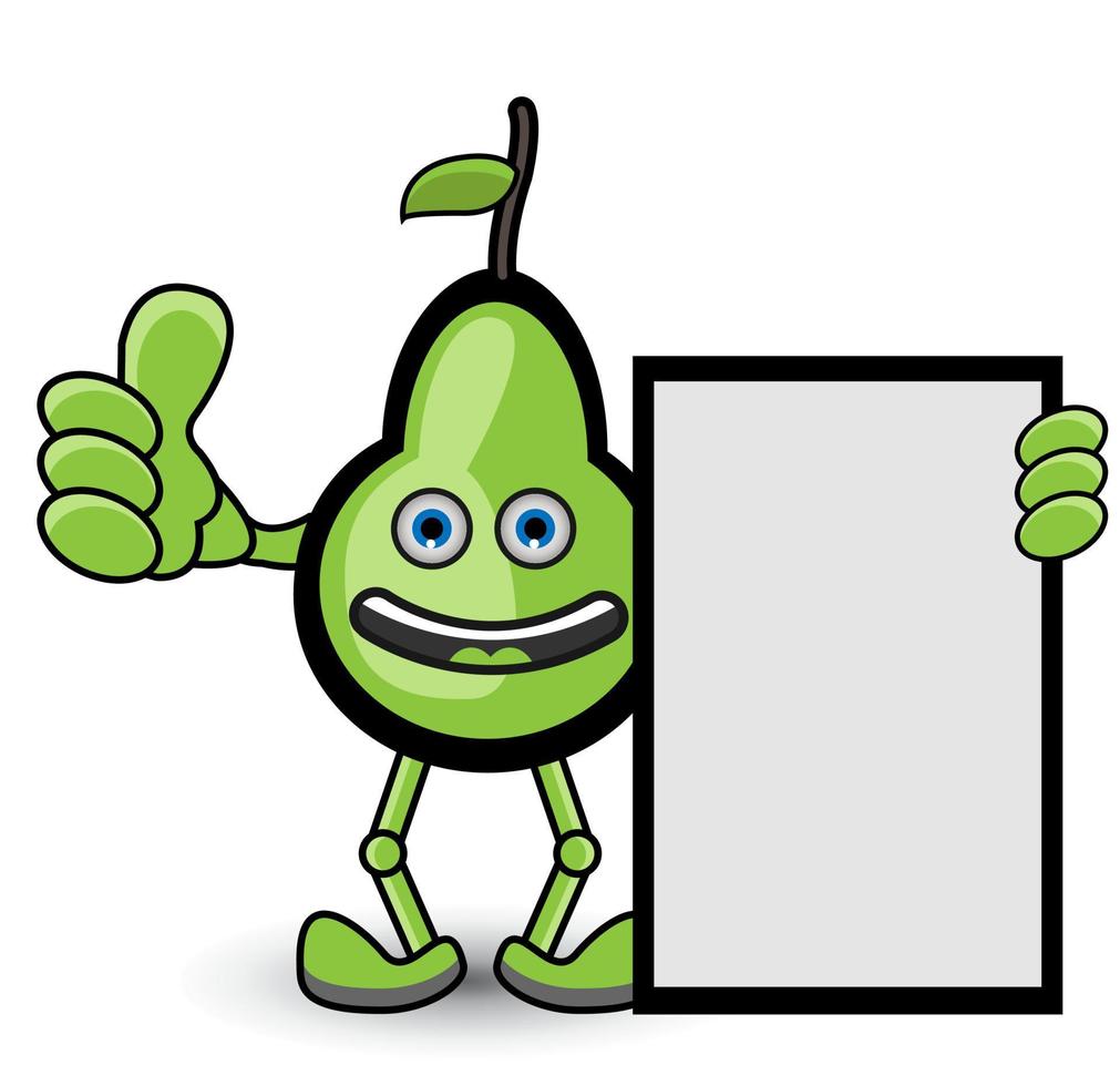 pear Fruit Banner vector