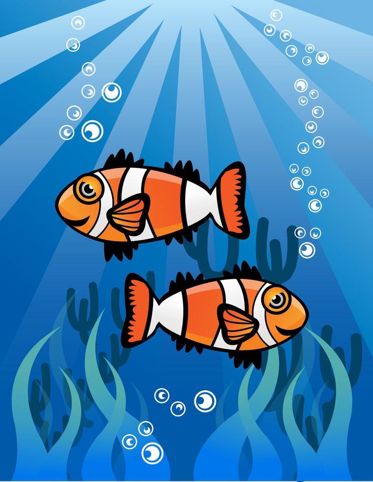 Fish Group illustration vector