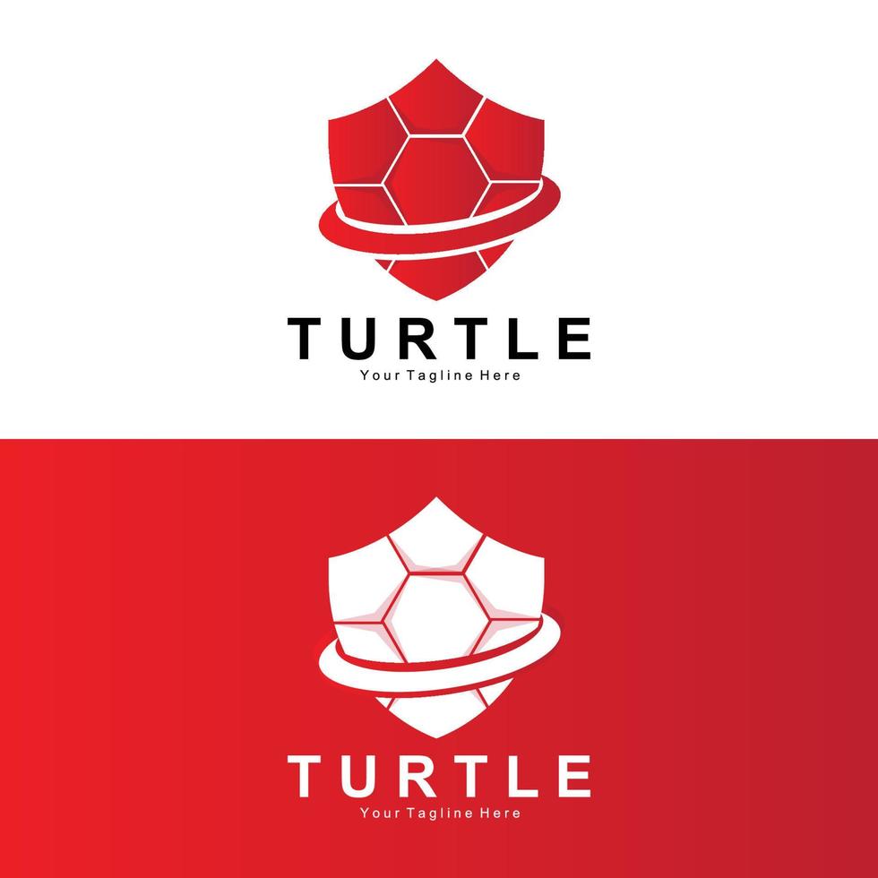 Sea Turtle Logo Design Protected Amphibian Marine Animal Icon Illustration, Vector Brand Corporate Identity