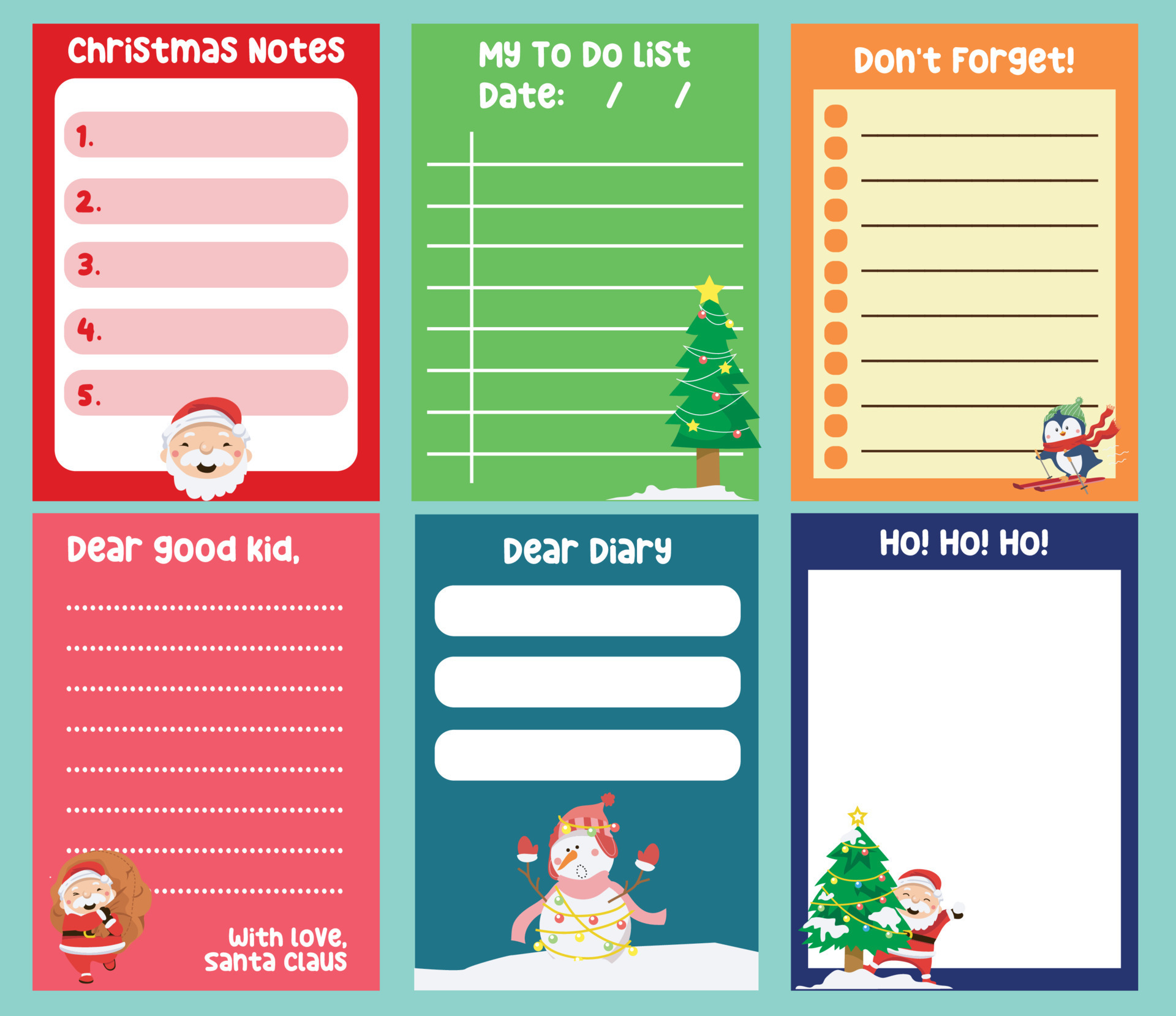 Beautiful Christmas Letter Template Cute Christmas Gift List Design 