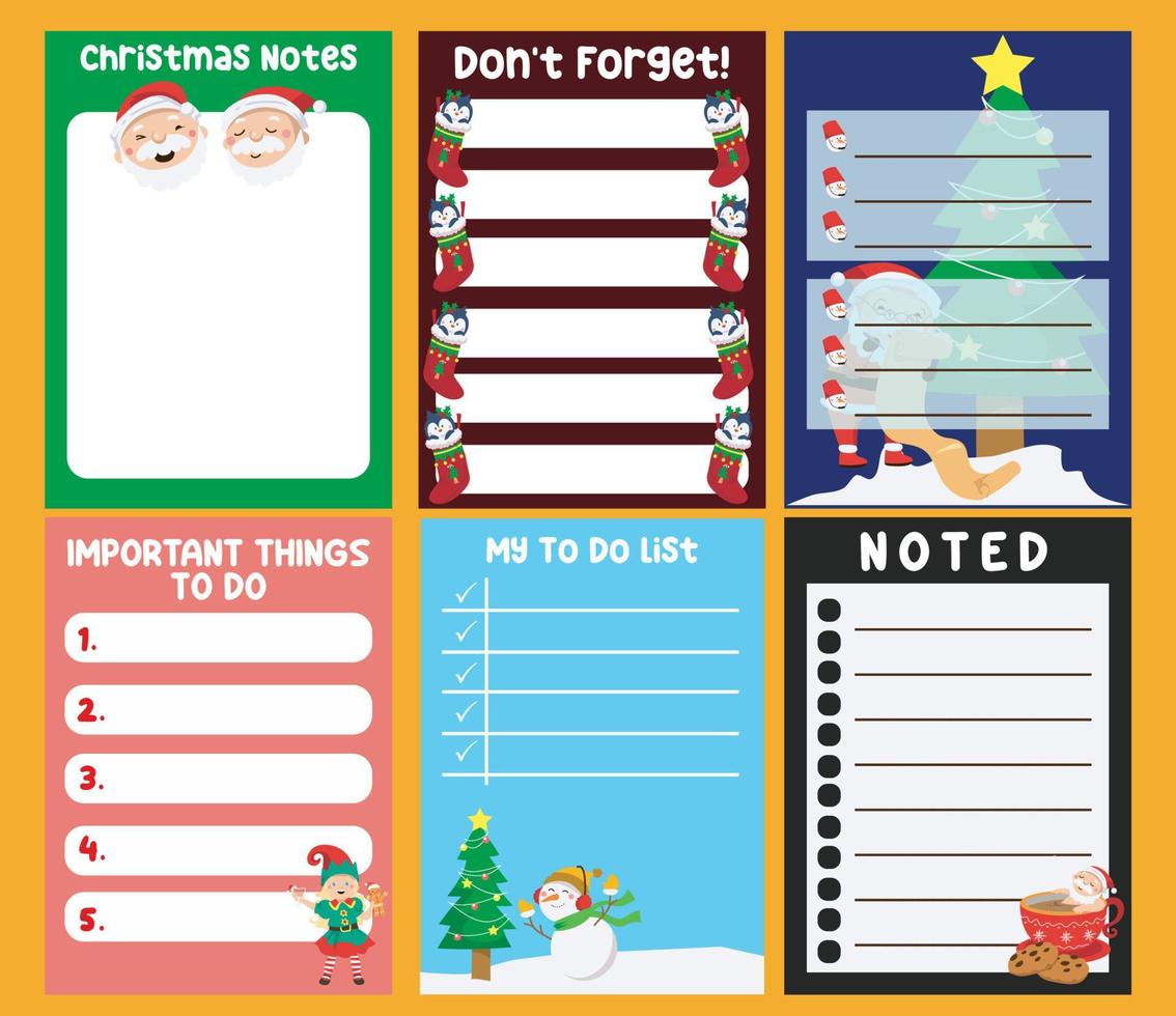 Beautiful Christmas letter template. Cute Christmas gift list design for children. Vector template for agenda, to do list, wish list, gift list. Printable worksheet for preschool.