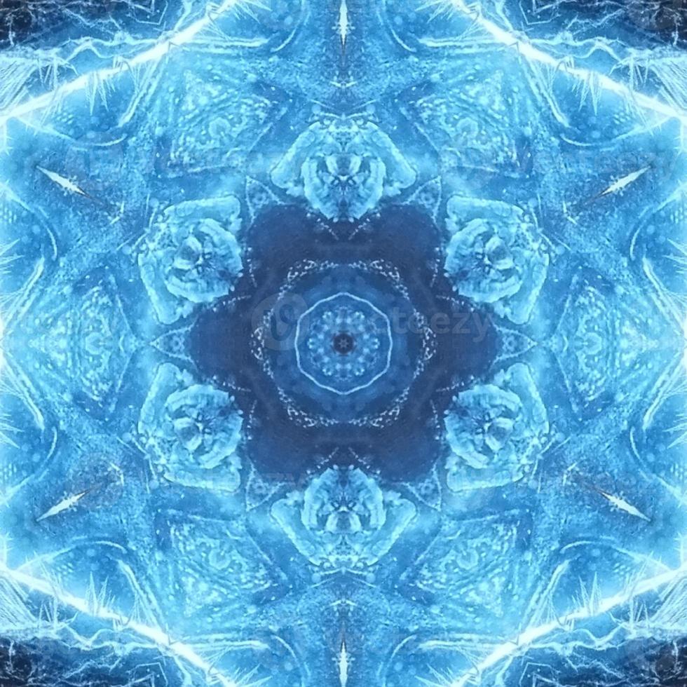 Abstract kaleidoscope background. Beautiful multicolor kaleidosc photo