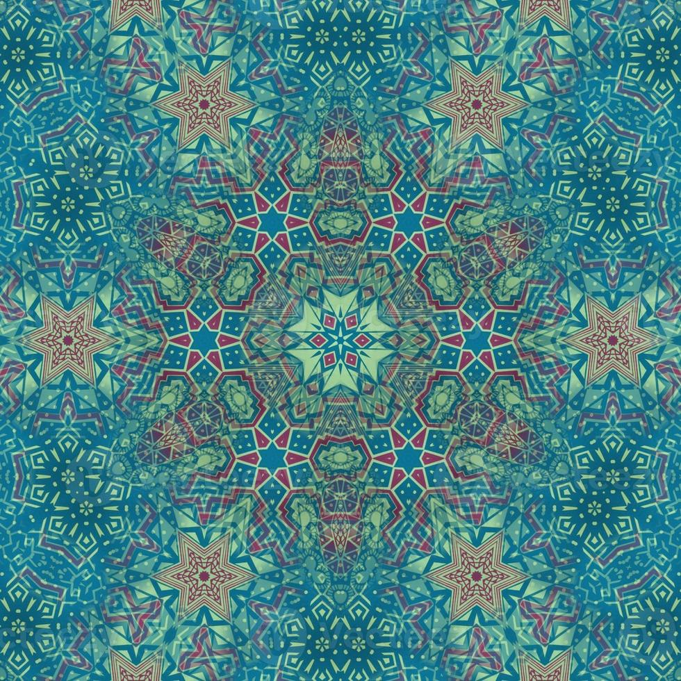 Abstract kaleidoscope background. Beautiful multicolor kaleidosc photo