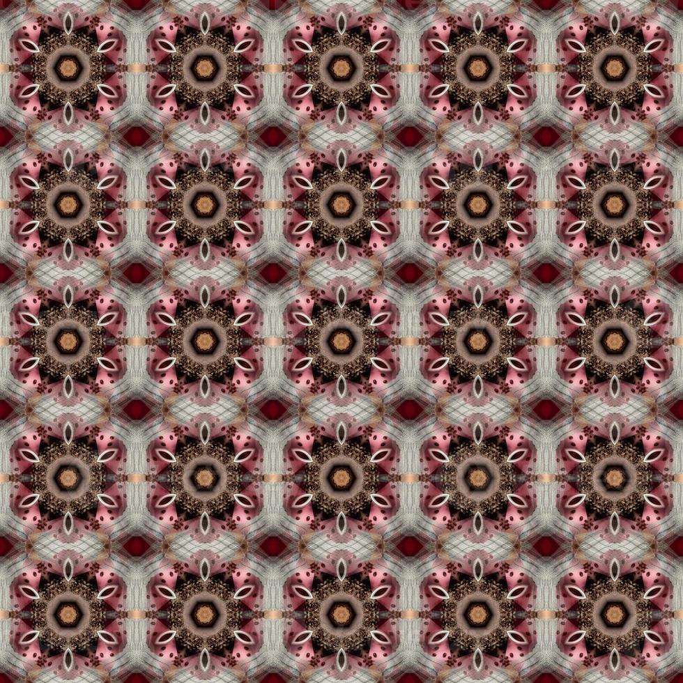 Abstract kaleidoscope background with square dimensions. Beautiful multicolor kaleidoscope texture. Unique kaleidoscope design. photo