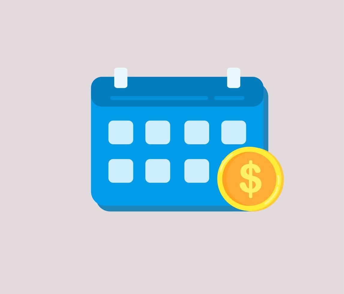 Time money savings vector