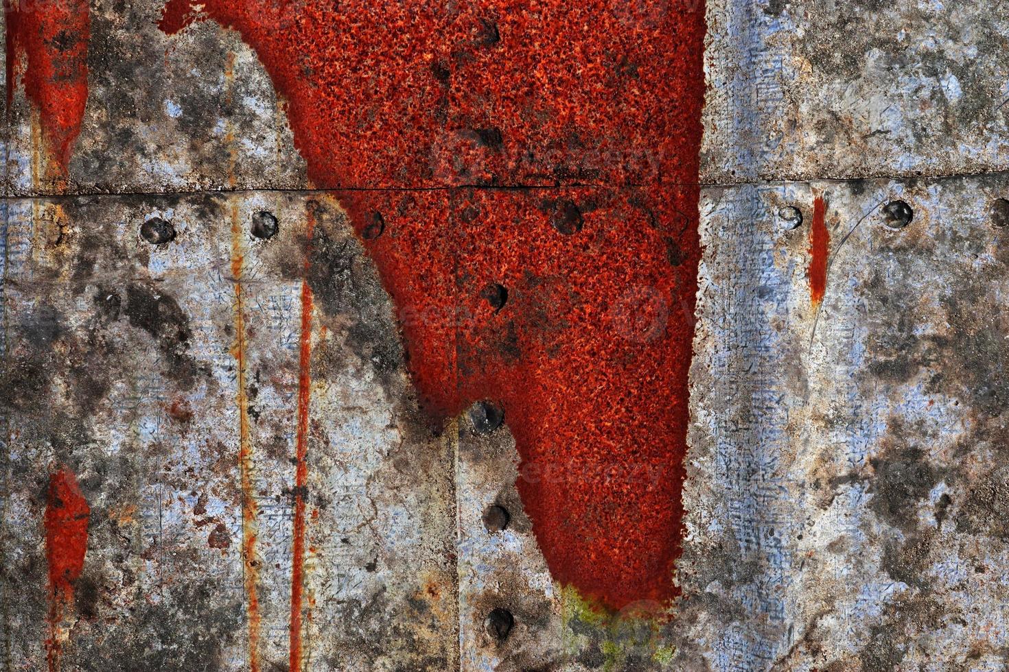 Detailed close up surface of rusty metal and steel with lots of corrosion in high resolution photo