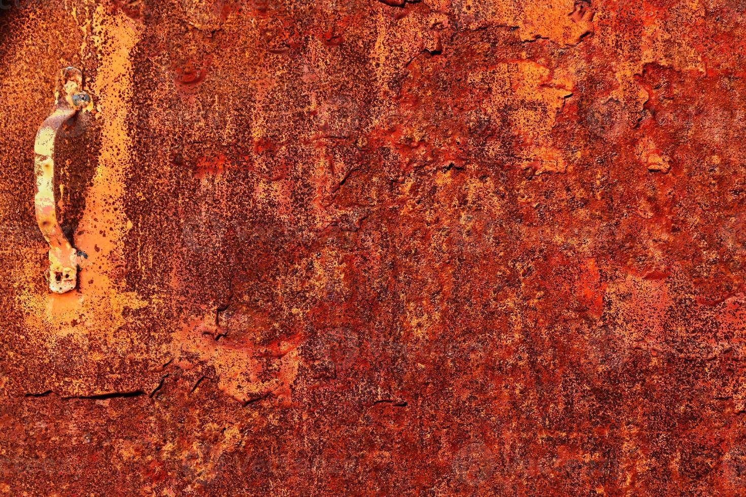Detailed close up surface of rusty metal and steel with lots of corrosion in high resolution photo