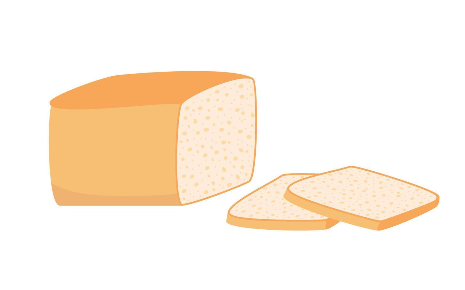 Pastry toast bread from wheat, piece bakery food. Square loaf with cut slice. Vector illustration 15634052 Vector Art at Vecteezy Pastry toast bread from wheat, piece bakery food. Square loaf with cut slice. Vector illustration 15634052 Vector Art at Vecteezy