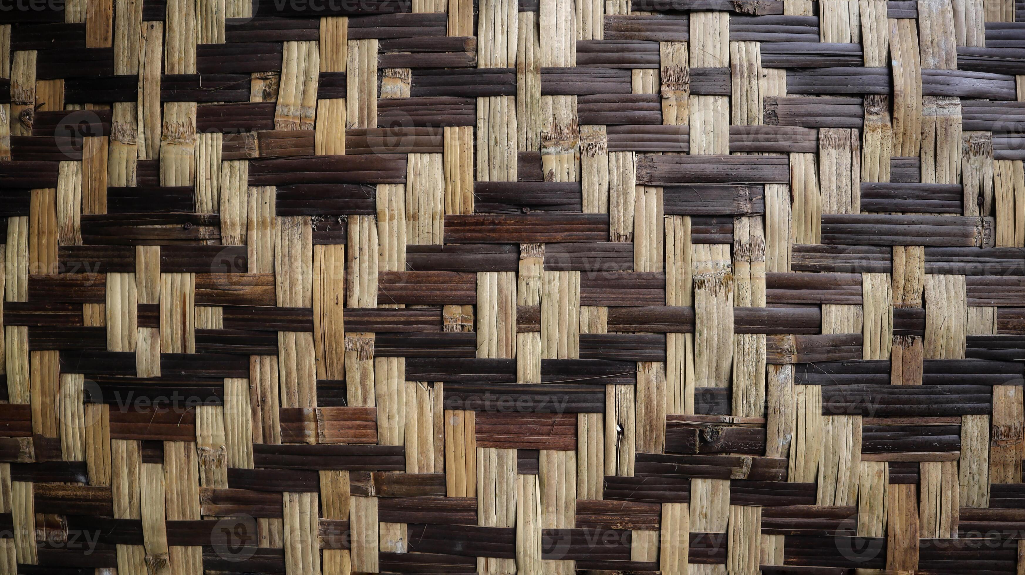 Photo of traditional bamboo rattan handicrafts with an interesting