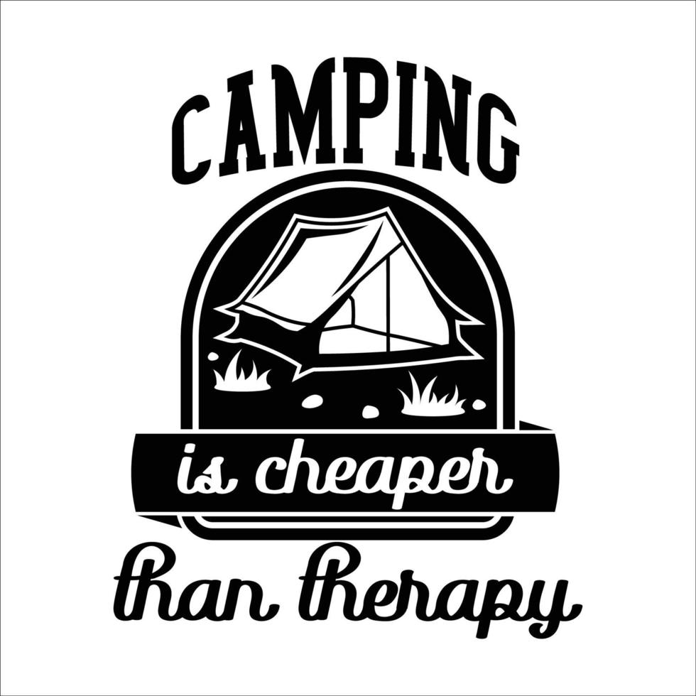 Slogans or quotes decorated with travel and adventure elements - backpack, mountain, camping tent, forest trees. Creative vector illustration in black and white colors