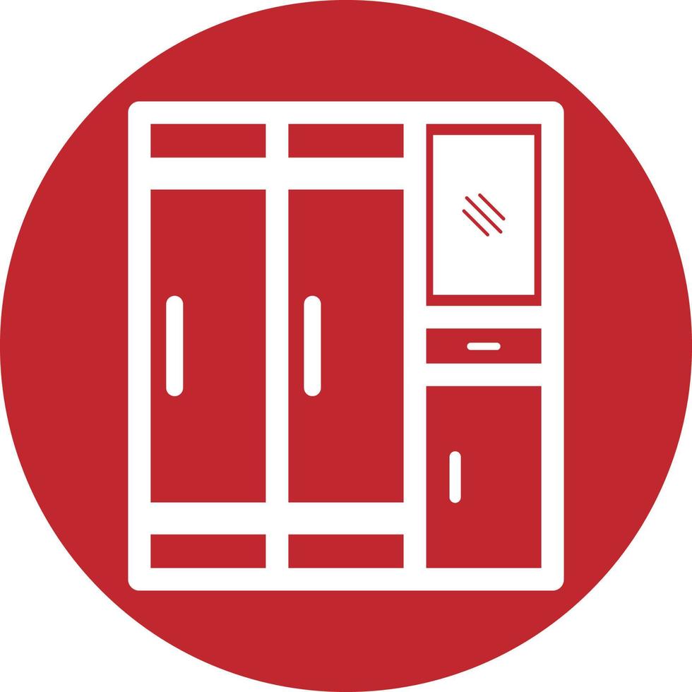 Cupboard Flat Icon vector