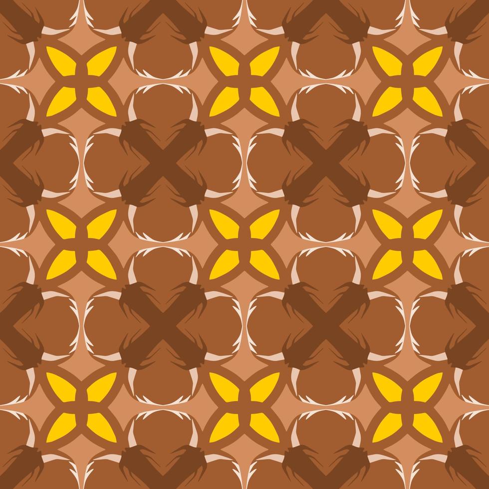 Geometric Seamless Pattern with Tribal Shape. Pattern designed in Ikat, Aztec, Moroccan, Thai, Luxury Arabic Style. Ideal for Fabric Garment, Ceramics, Wallpaper. Vector Illustration.