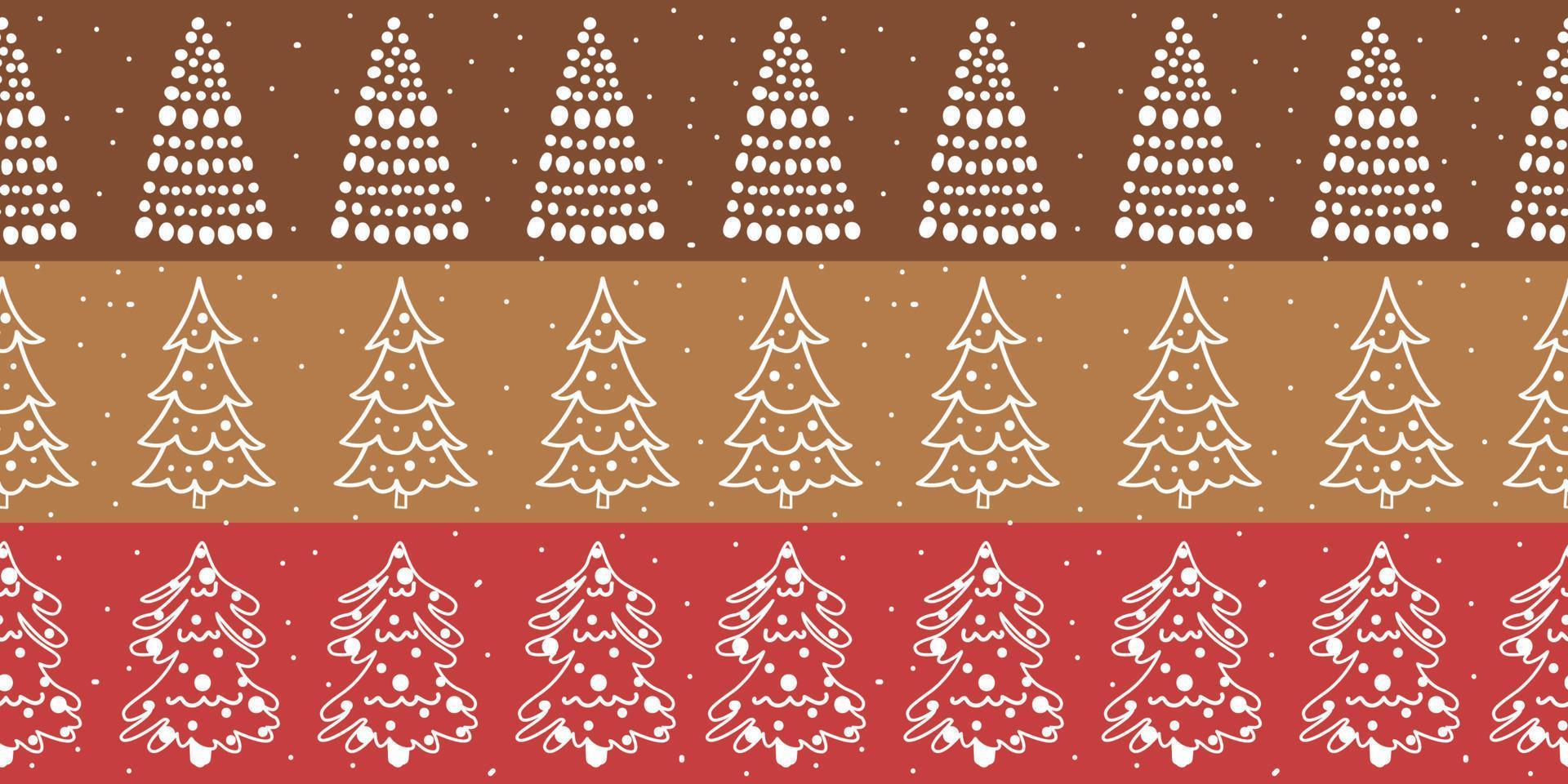 Winter and Christmas Themed Seamless Pattern vector