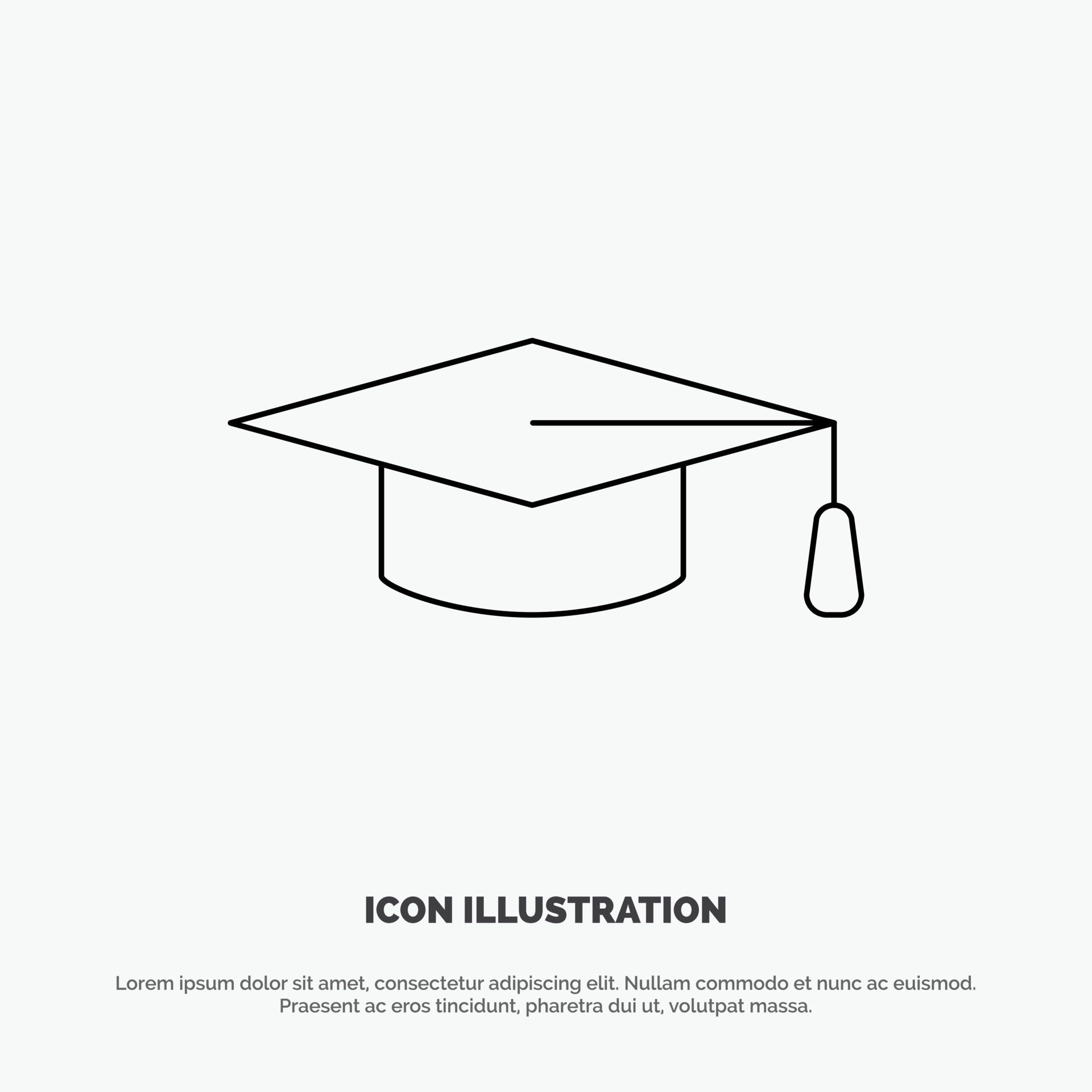 academic-education-graduation-hat-line-icon-vector-15635529-vector-art