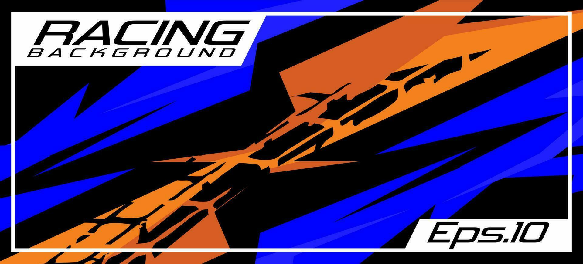 racing car livery wrap background design vector