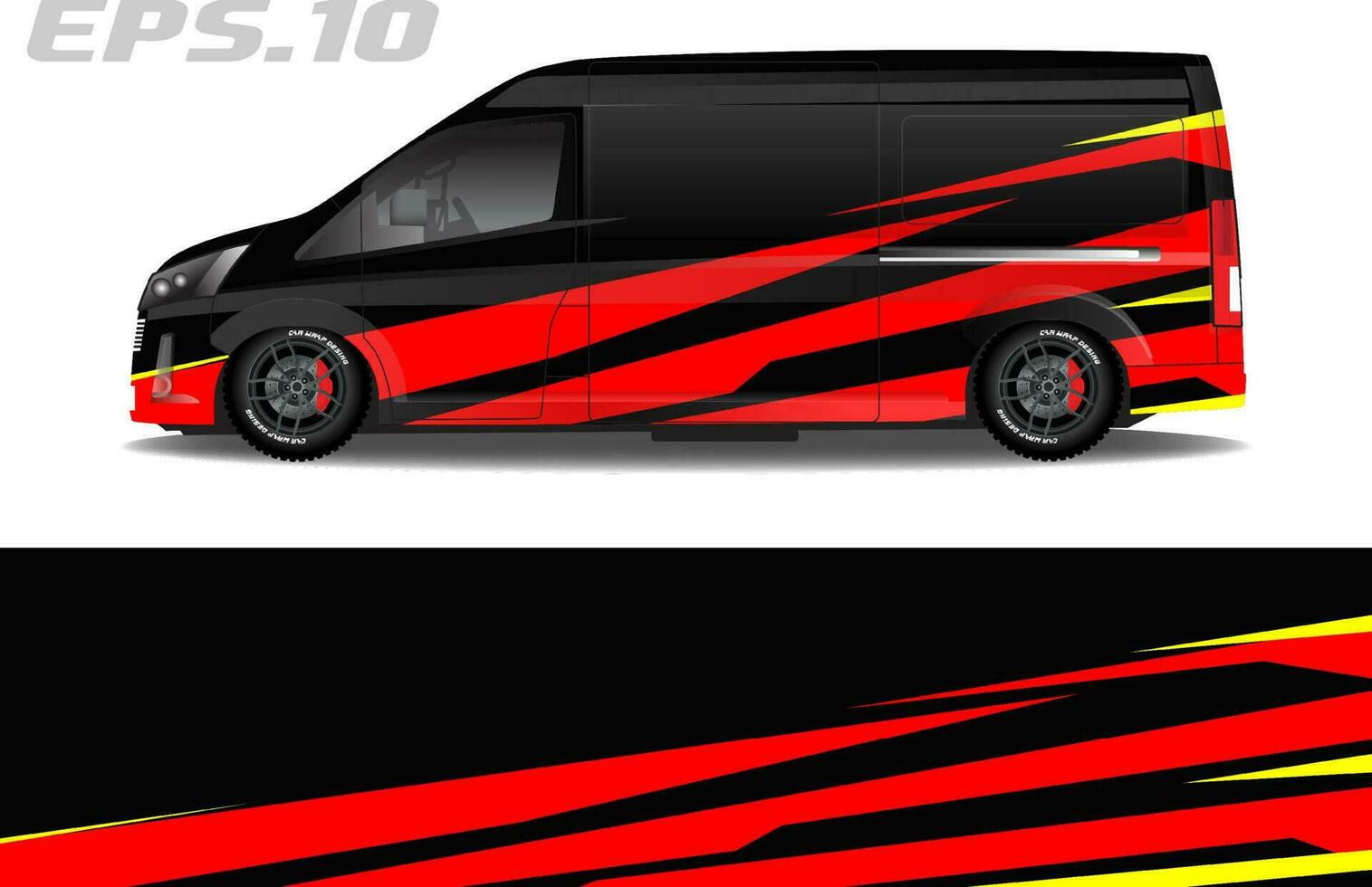 van livery design for an automotive company vector