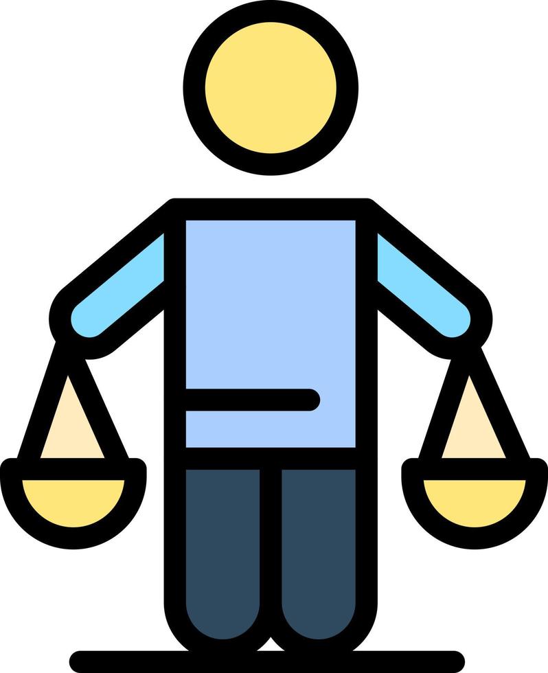 Patent Conclusion Court Judgment Law  Flat Color Icon Vector icon banner Template