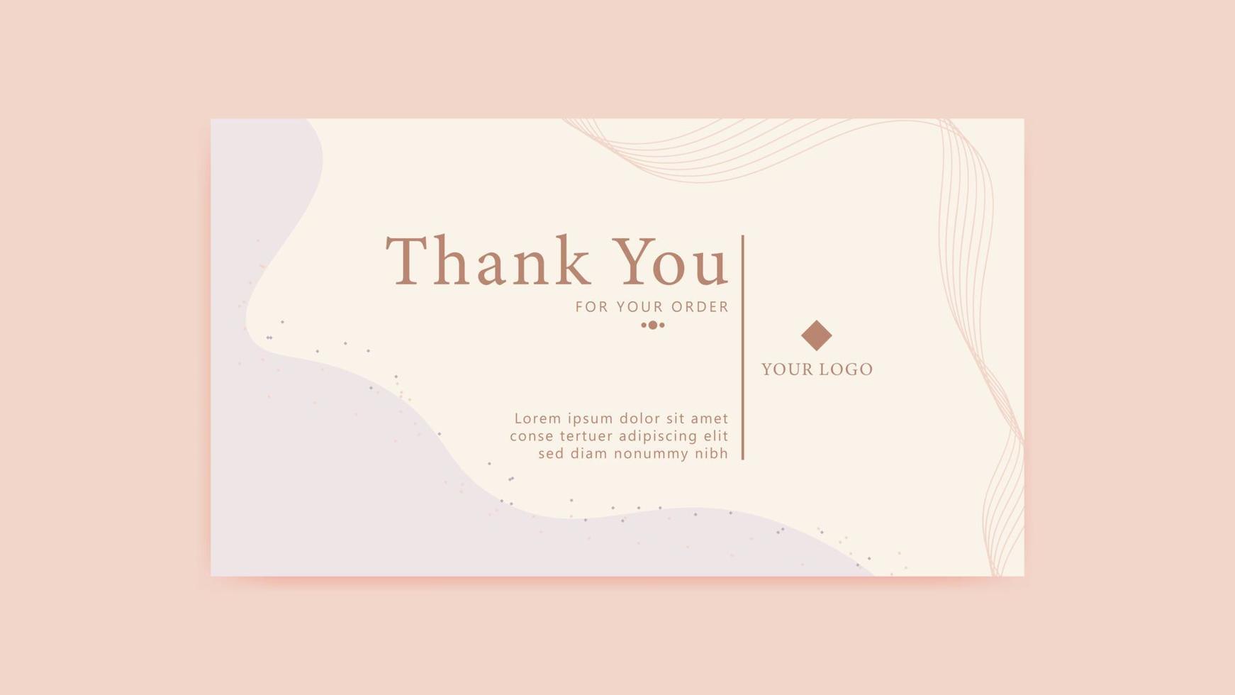 Printable, customizable thank you card templates