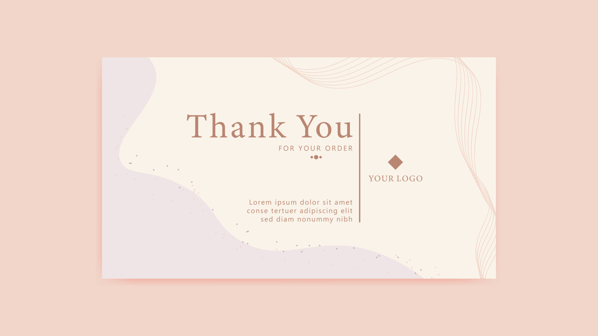 MINI Thank You Card Template - Printable Business Thank You Cards