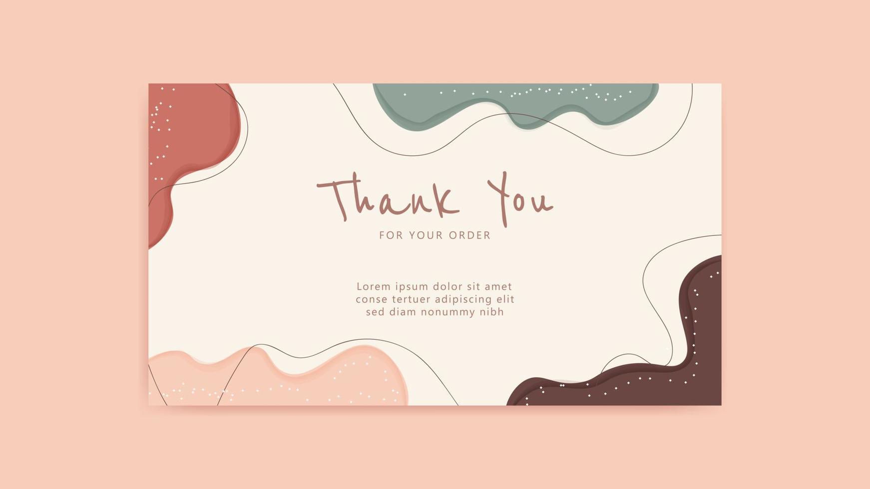 business thank you card design