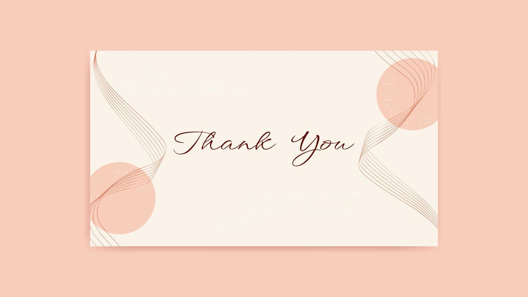 thank you card template, customer business card, aesthetic greeting template, printable custom small business card vector