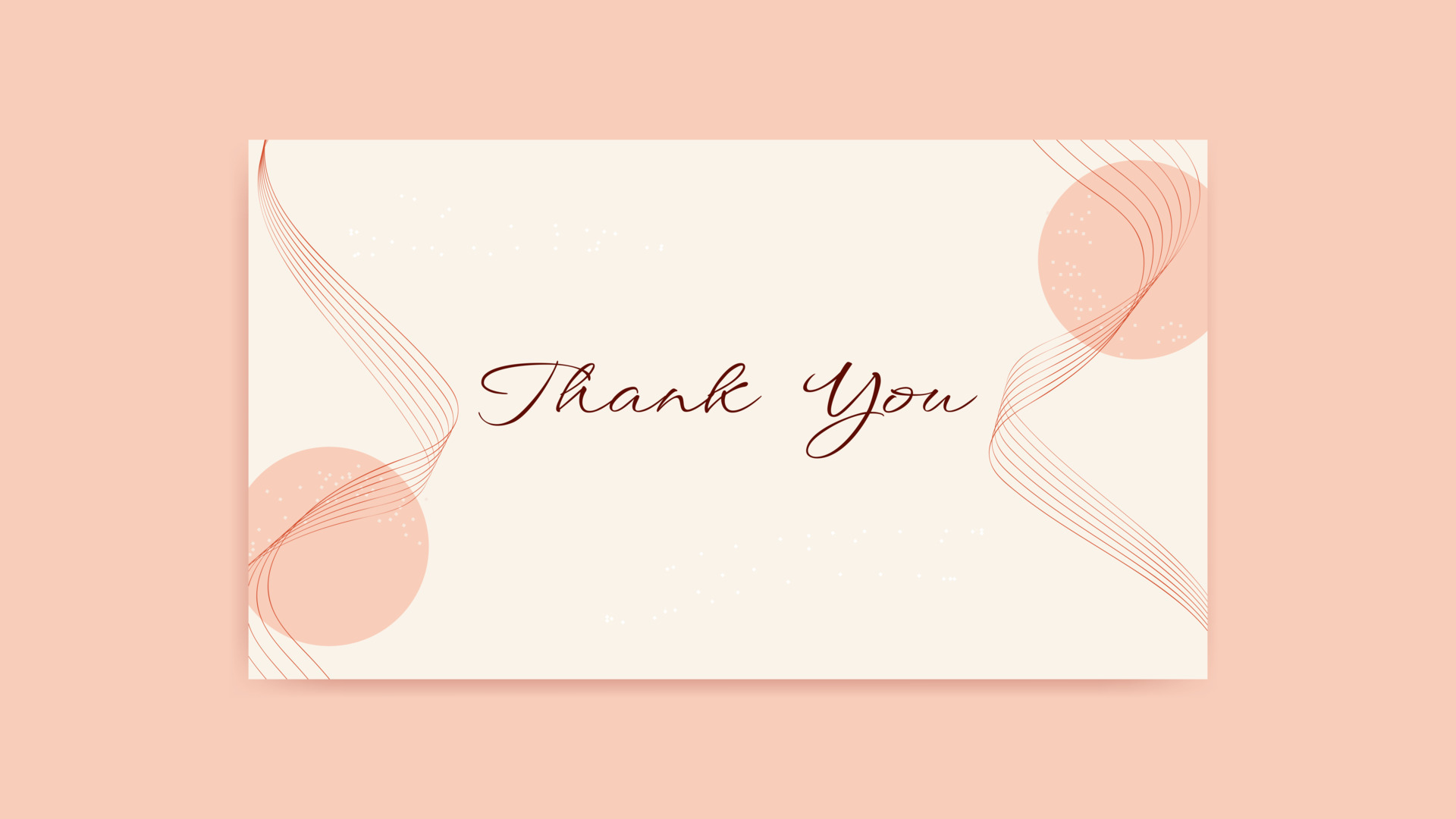 Printable, customizable thank you card templates