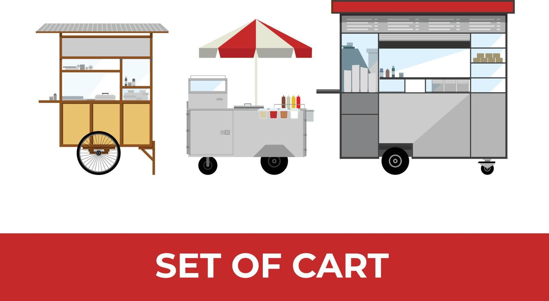 Set of Cart. Vector EPS 10
