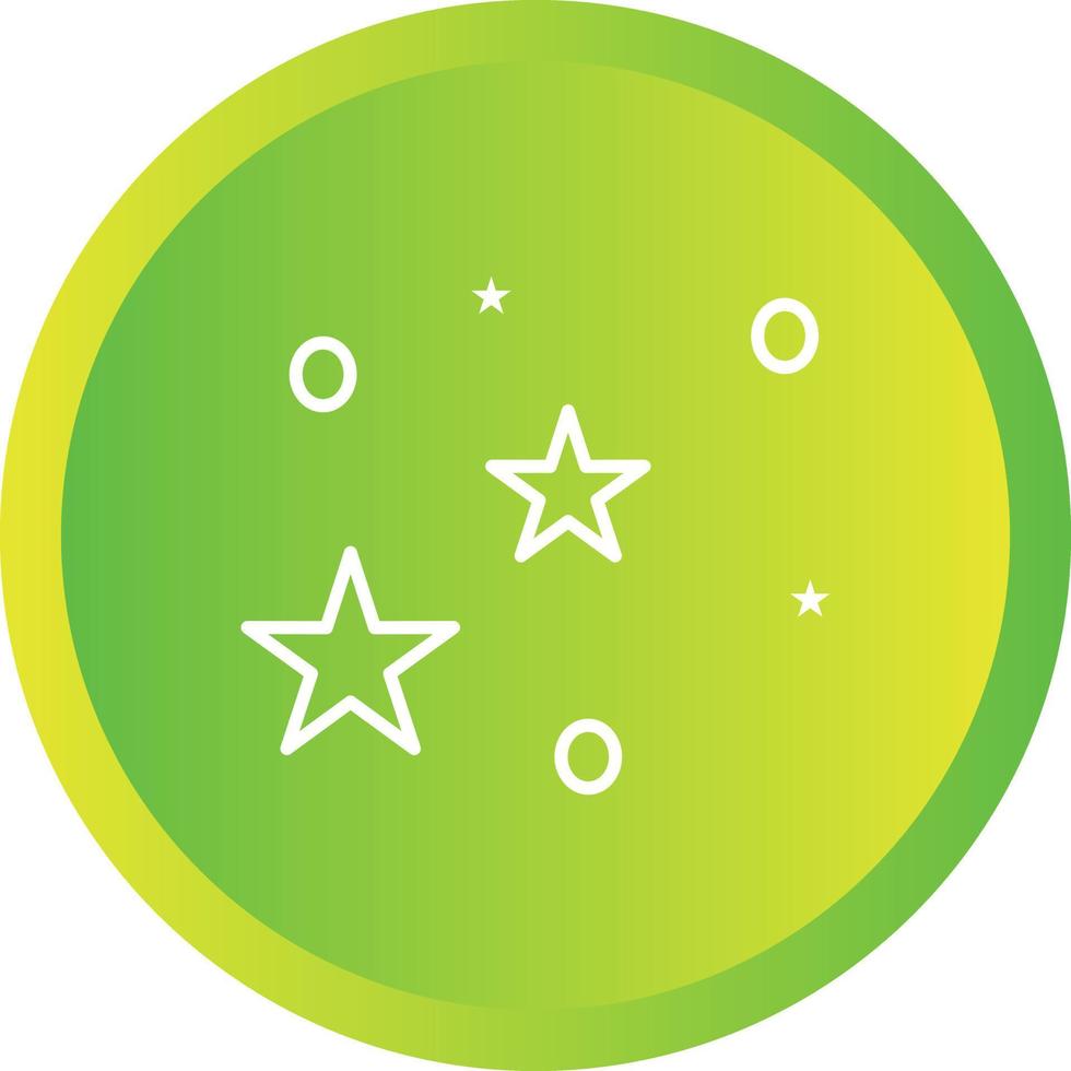 Unique Stars Vector Line Icon