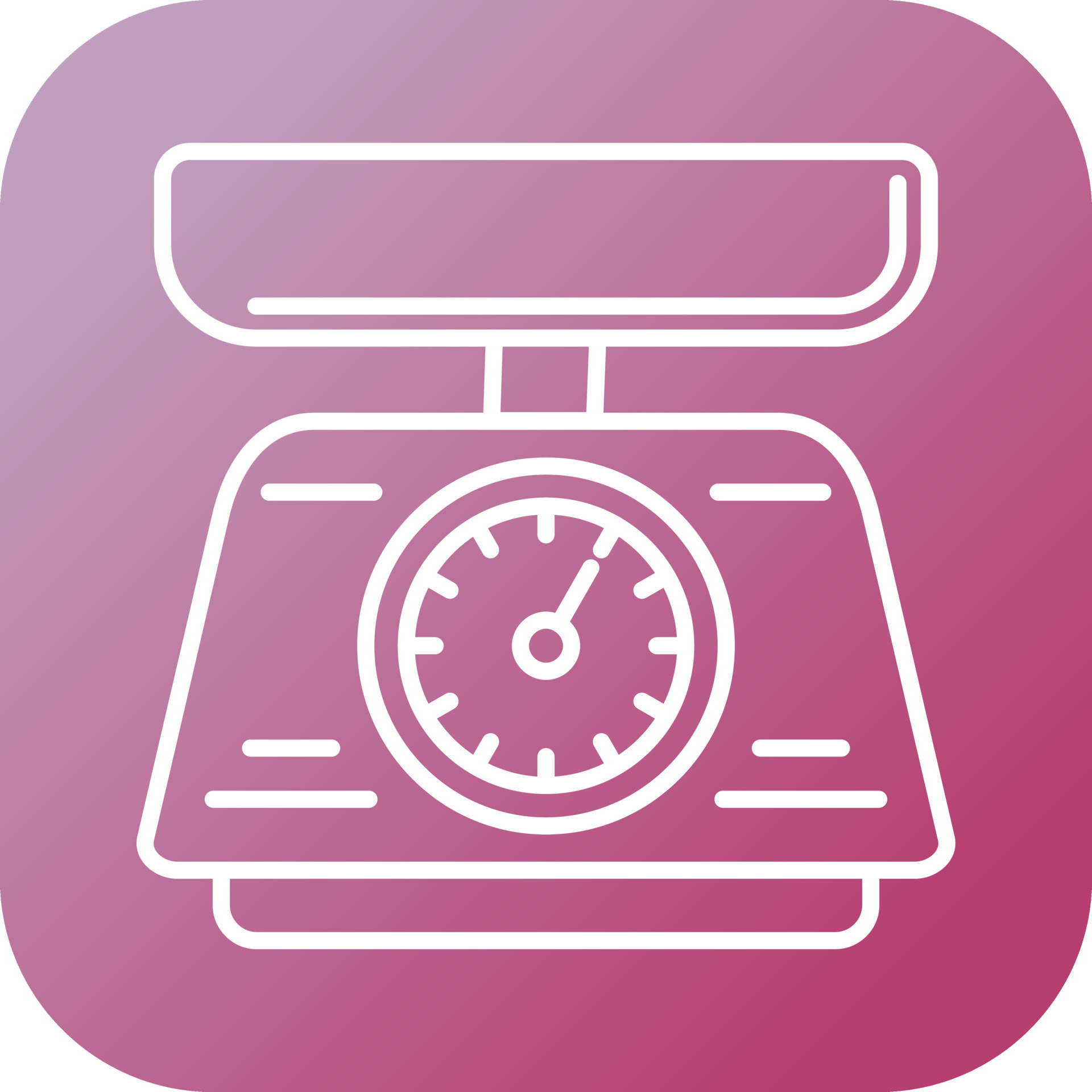 Weight Scale Vector Icon 15635938 Vector Art at Vecteezy
