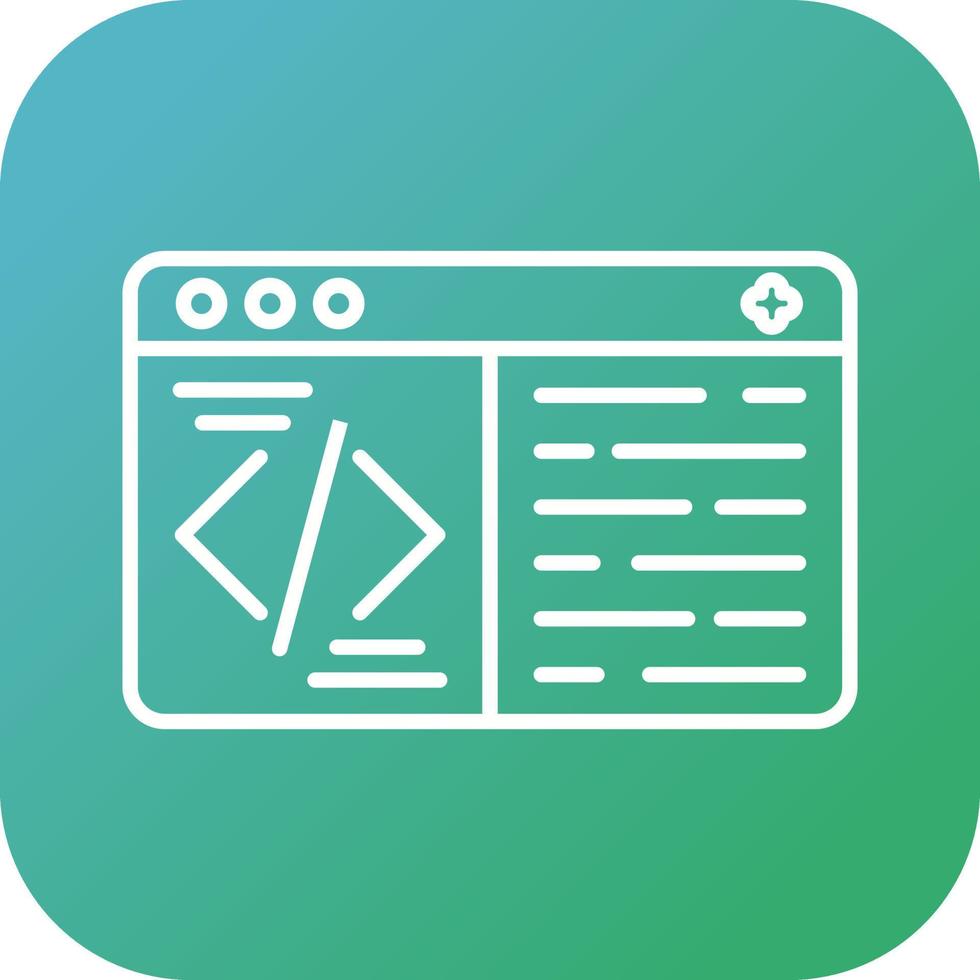 Coding Vector Icon