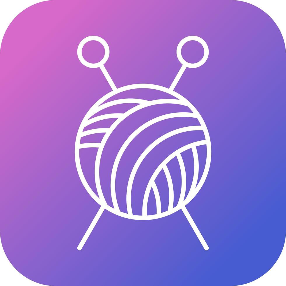 Knitting Vector Icon