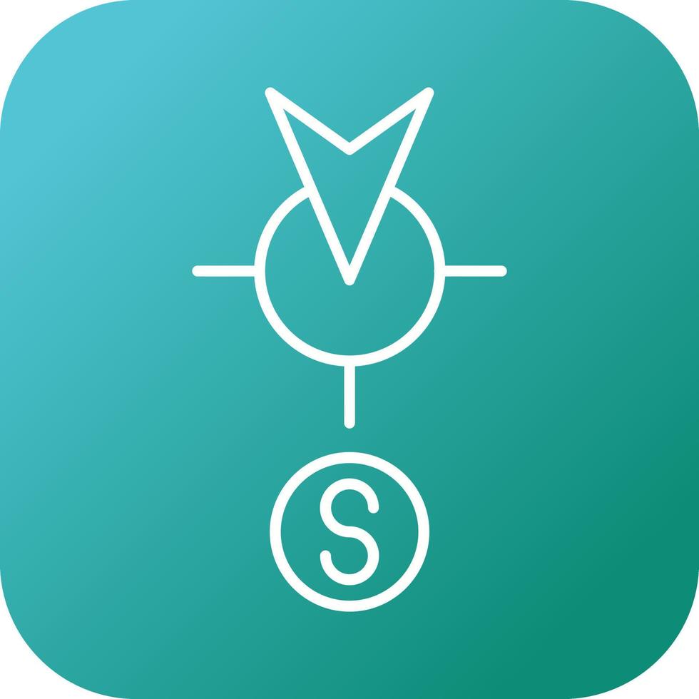 South Vector Icon
