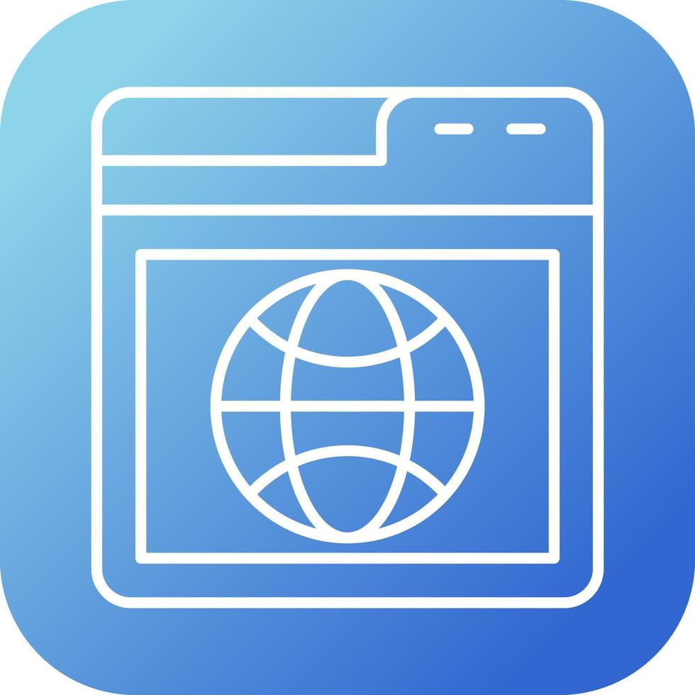 Web Browser Vector Icon