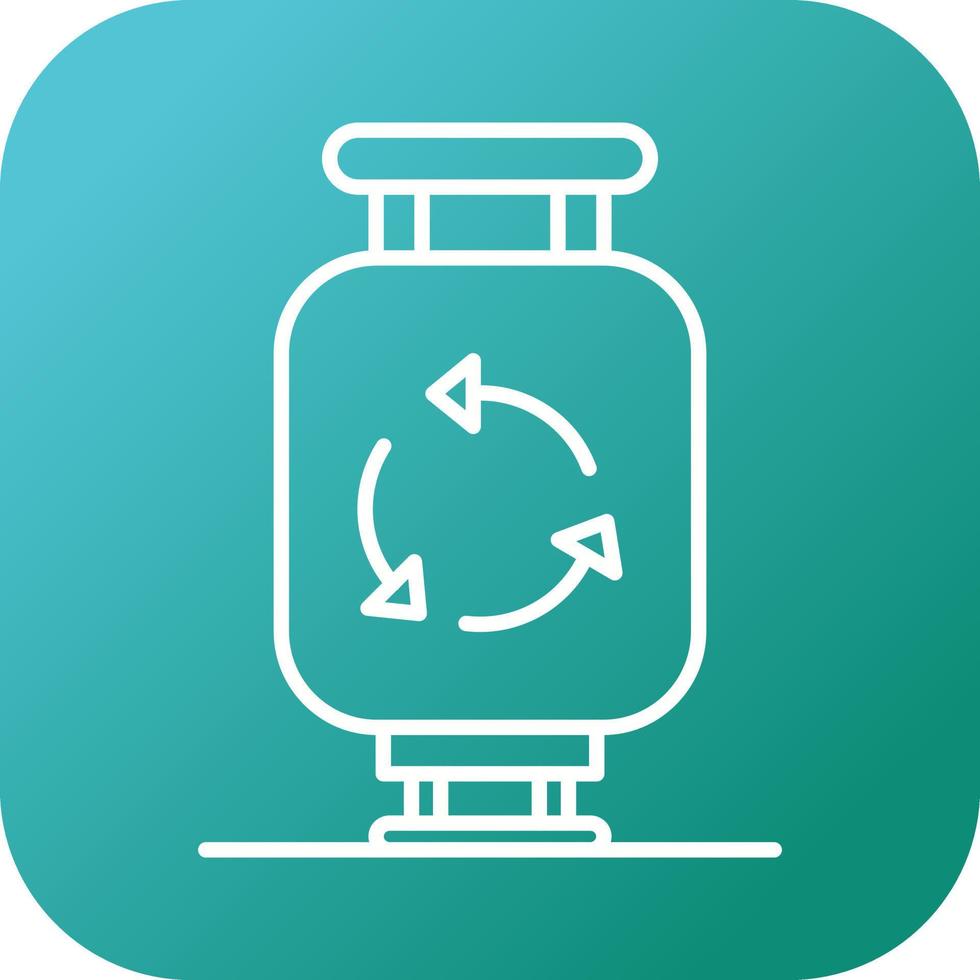 Gas Cylinder Vector Icon