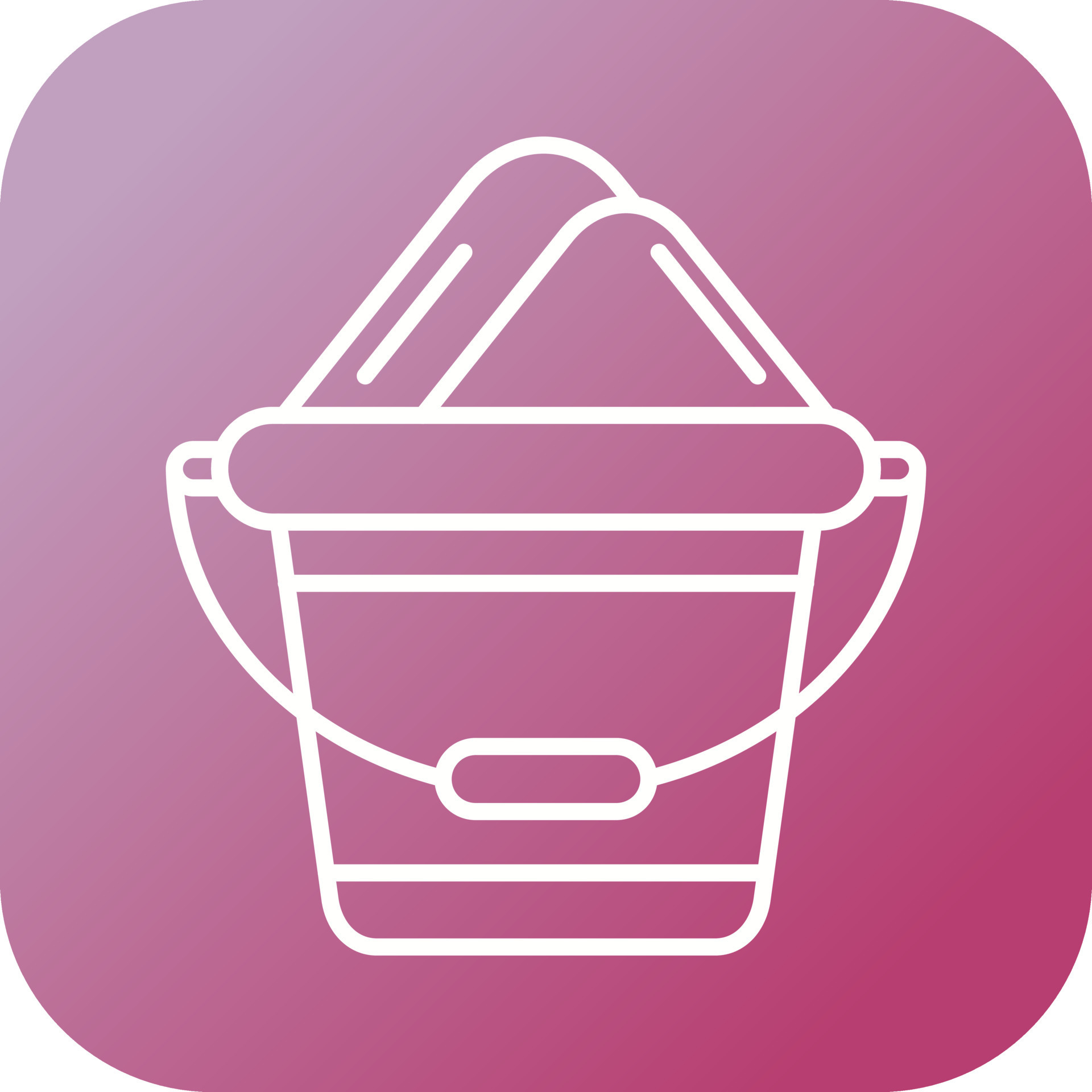 Sand Bucket Vector Icon 15636186 Vector Art at Vecteezy