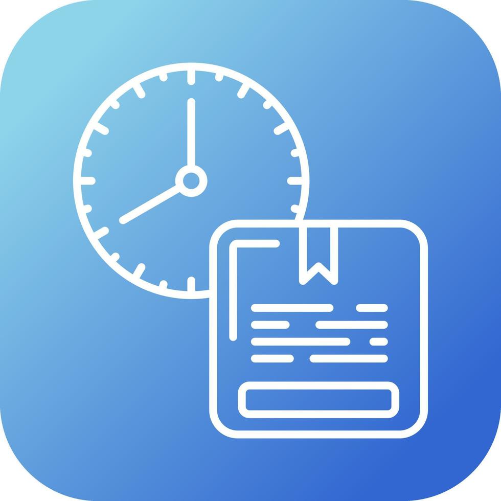On Time Delivery Vector Icon