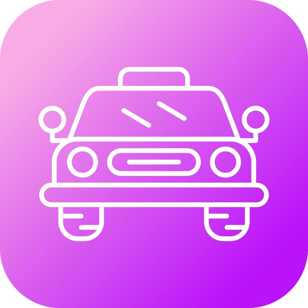 icono de vector de taxi