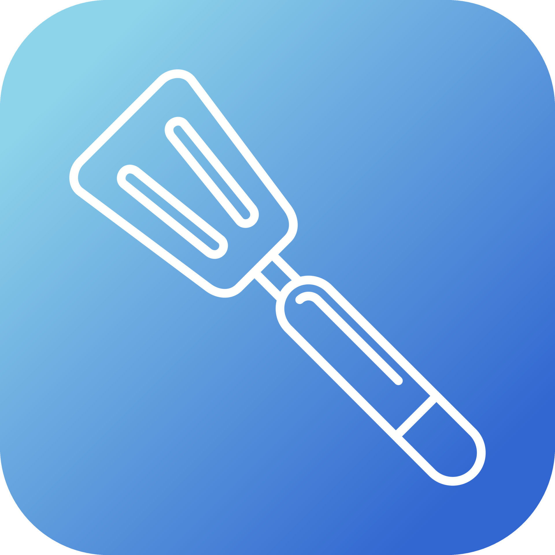 Spatula Vector Icon 15636589 Vector Art at Vecteezy