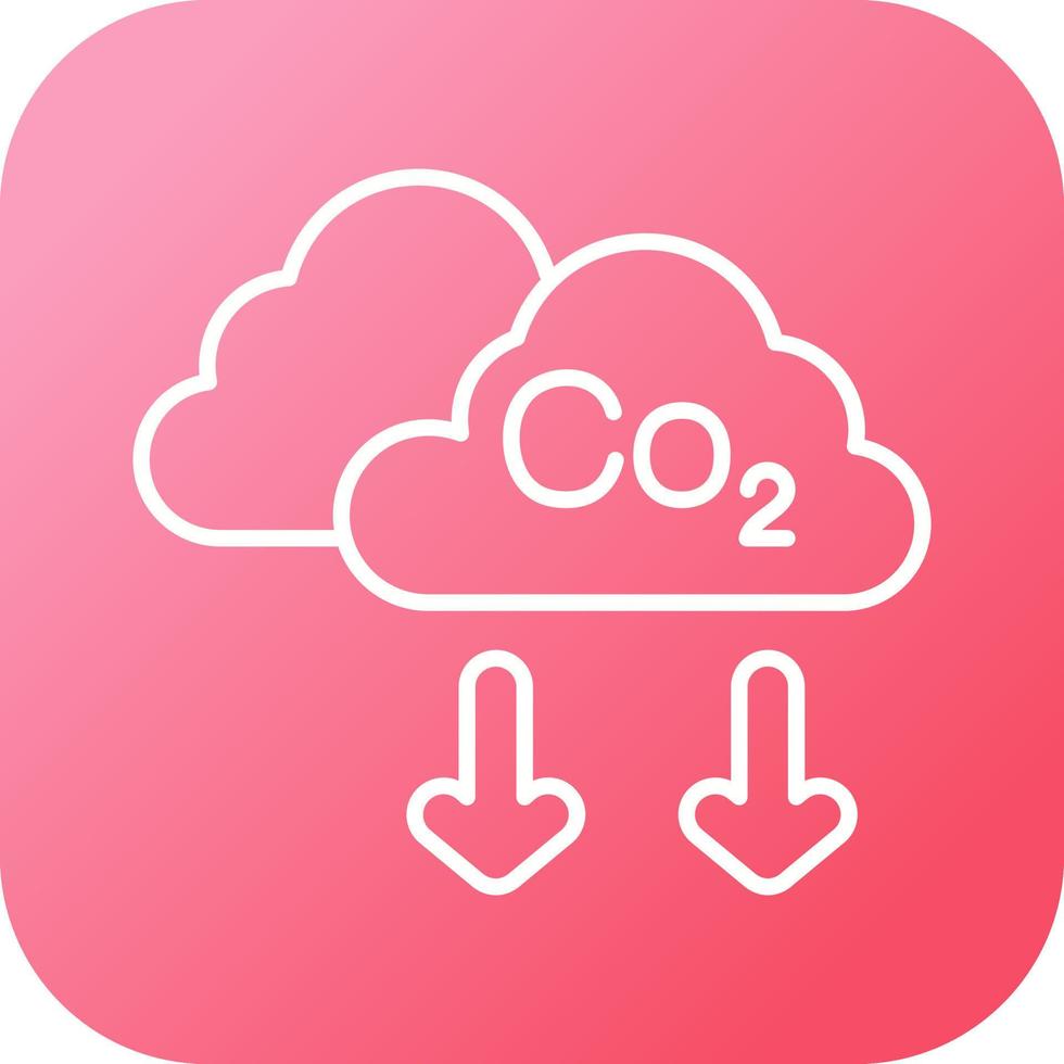 icono de vector de co2