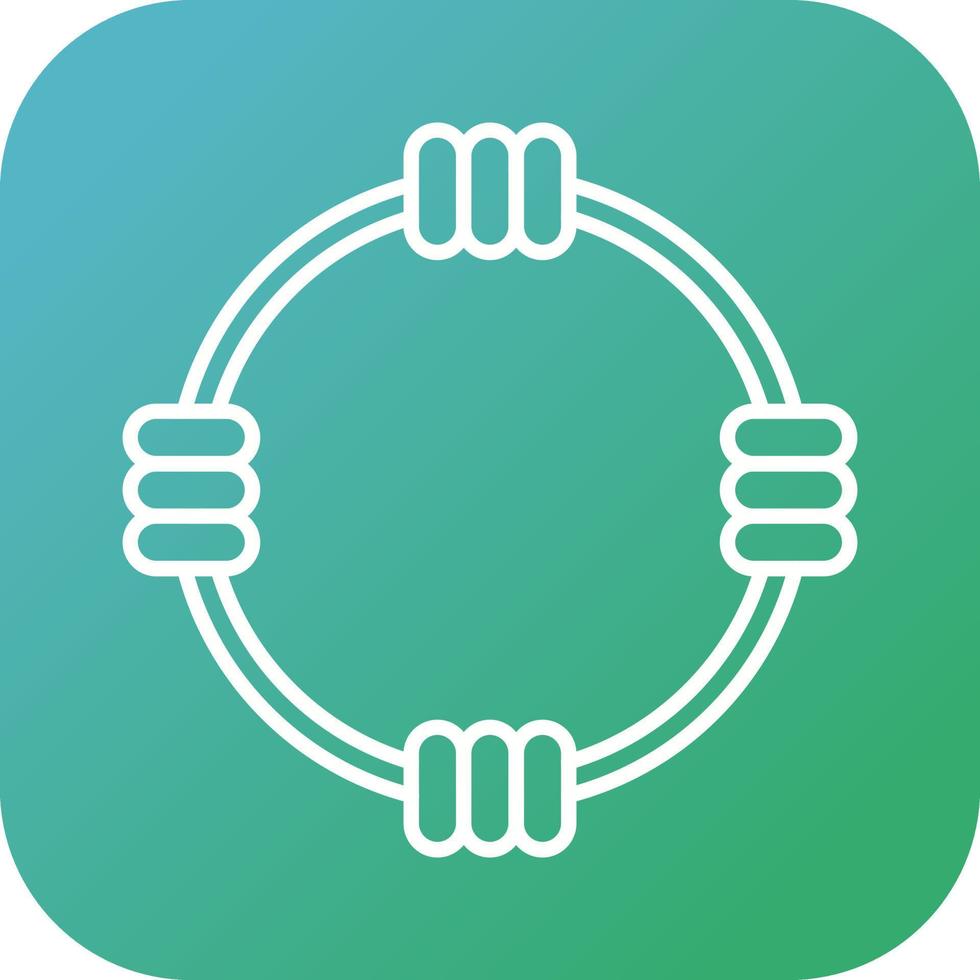 Hula Hoop Vector Icon